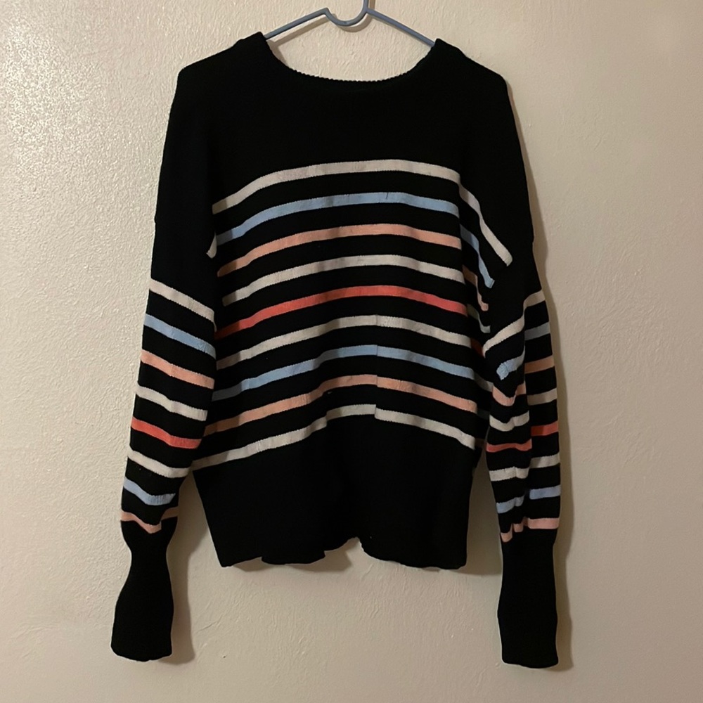 Black Stripe Sweater